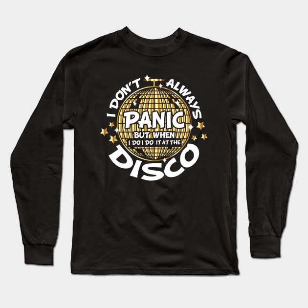 Disco T-Shirt 70s 80 s 90s retro dance Long Sleeve T-Shirt by biNutz